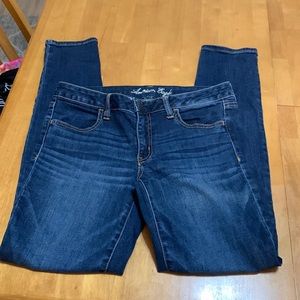 American Eagle size 12 dark was jeggings jeans